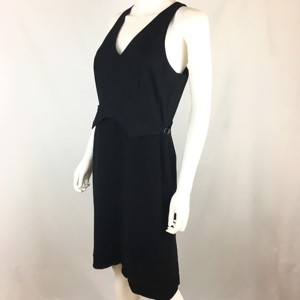 Club-Monaco-Woman-Size-10-M-Black-Dress-Wool